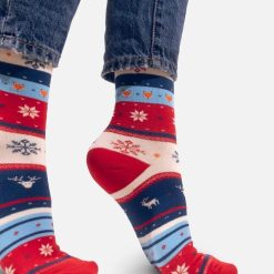 Sosete colorate cu model de Craciun Kabak Winter Classic-FEMEI