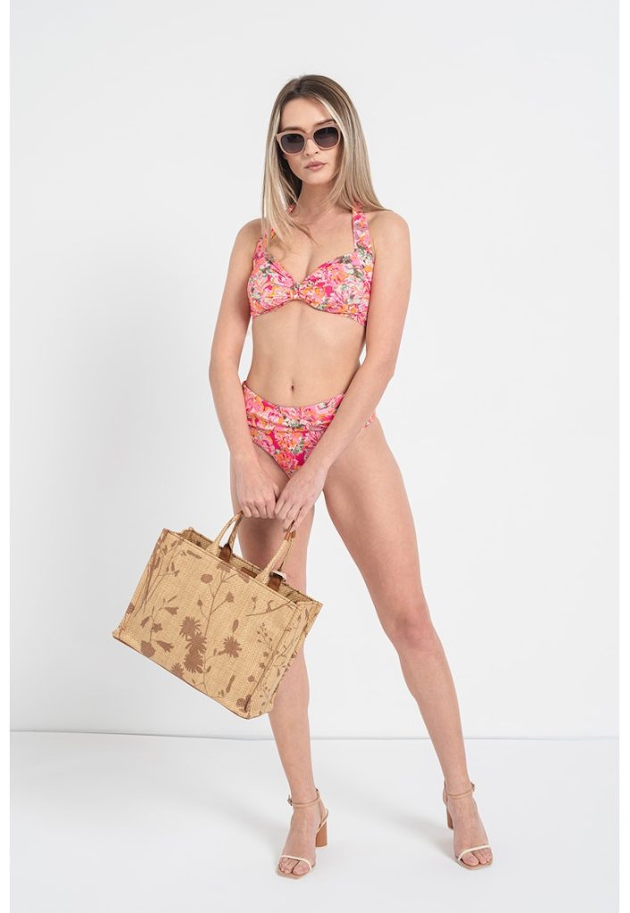 Sutien de baie cu imprimeu floral-FEMEI-IMBRACAMINTE/Costume de baie