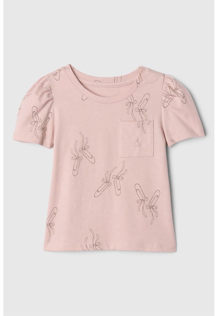 Tricou cu maneci bufante Ballerina-FETE-IMBRACAMINTE/Tricouri si maiouri