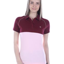 Tricou polo cu doua segmente-FEMEI-IMBRACAMINTE/Tricouri si maiouri