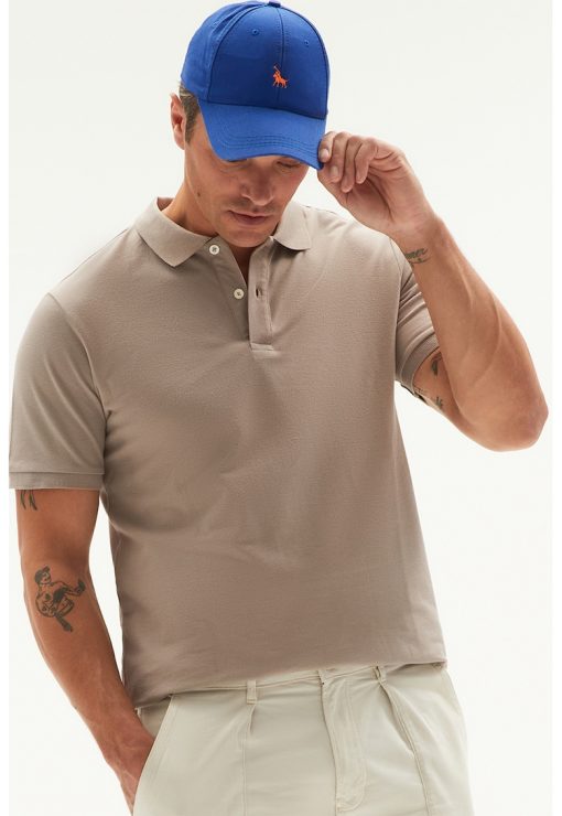 Tricou polo cu model uni-BARBATI-IMBRACAMINTE/Tricouri si maiouri