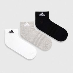 adidas șosete 3-pack culoarea gri IC1283-Şosete