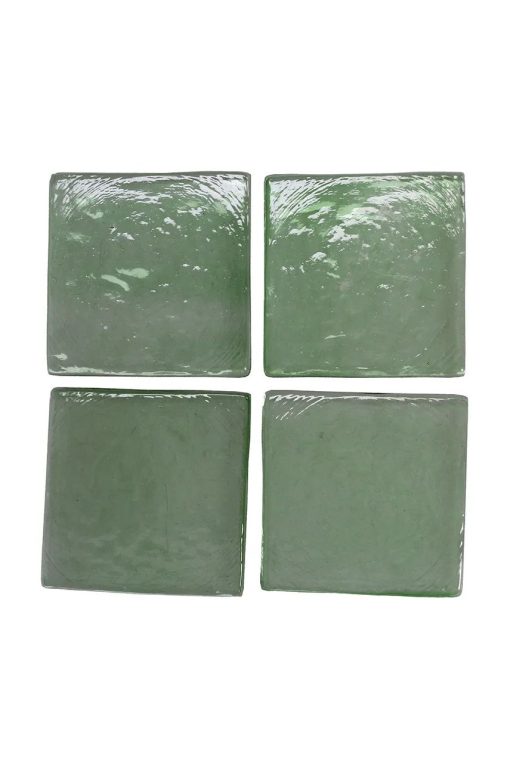 home & lifestyle set de șervețele pentru masă 4-pack culoarea verde-Textile bucătărie