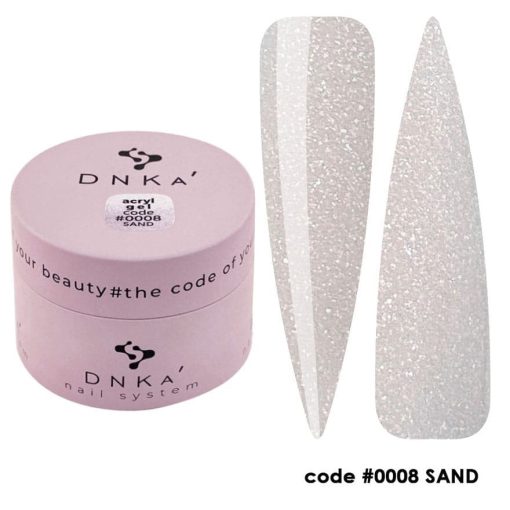 Acryl Gel DNKa 30ml 0008- Sand - Everin-GEL DE UNGHII / GEL DE CONSTRUCTIE ❤️ > Polygel DNKa