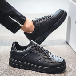 Adidasi barbati casual negri 12169 N17-3-Incaltaminte > Adidasi barbati
