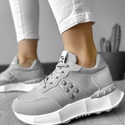 Adidasi dama casual gri A01 T7-3-Incaltaminte > Incaltaminte dama > Adidasi dama