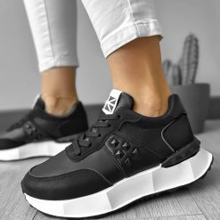 Adidasi dama casual negri A01 T7-3-Incaltaminte > Incaltaminte dama > Adidasi dama