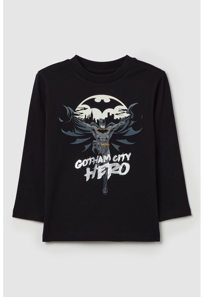 Bluza de bumbac cu imprimeu Batman-BAIETI-IMBRACAMINTE/Bluze