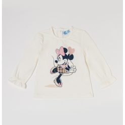 Bluza din amestec de bumbac cu Minnie Mouse-FETE-IMBRACAMINTE/Bluze