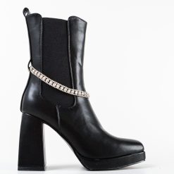 Botine dama Case Negre 3
