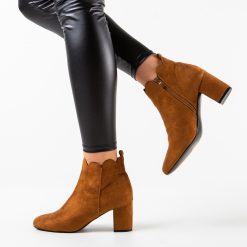 Botine dama Navarro Camel-Botine-Botine