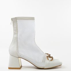 Botine dama Venczel Albe 4