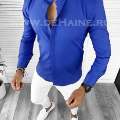 Camasa barbati slim fit albastra B8826-Camasi barbati