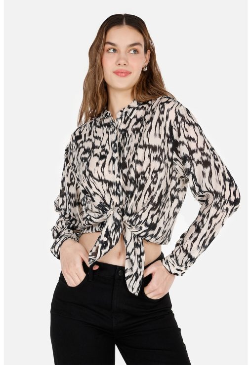 Camasa cu animal print-FEMEI-IMBRACAMINTE/Camasi