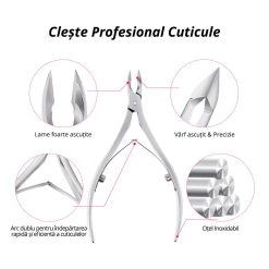 Cleste Cuticule Manichiura si Pedichiura LUXORISE Silver 7