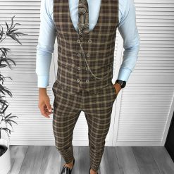 Compleu barbati Vesta + Pantaloni B5526 Z4-3-Costume barbati > Compleuri barbati