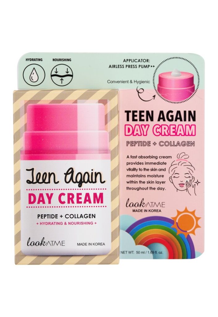 Crema de zi hidratanta cu peptide si colagen Teen Again - 50ml --FEMEI-GENTI SI ACCESORII/Produse cosmetice