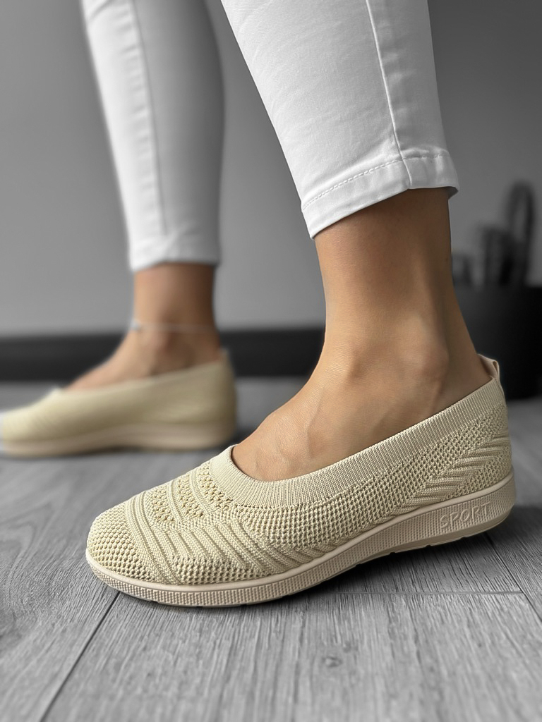 Espadrile dama casual bej CL15 T54-3-Incaltaminte > Incaltaminte dama > Espadrile dama