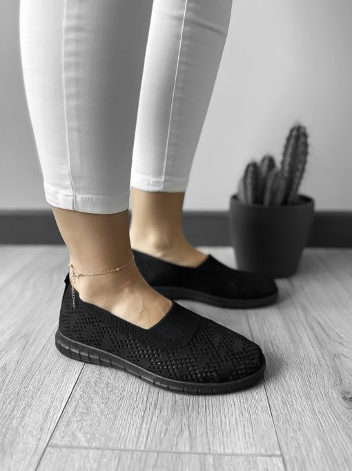 Espadrile dama casual negre CL01 T54-3-Incaltaminte > Incaltaminte dama > Espadrile dama