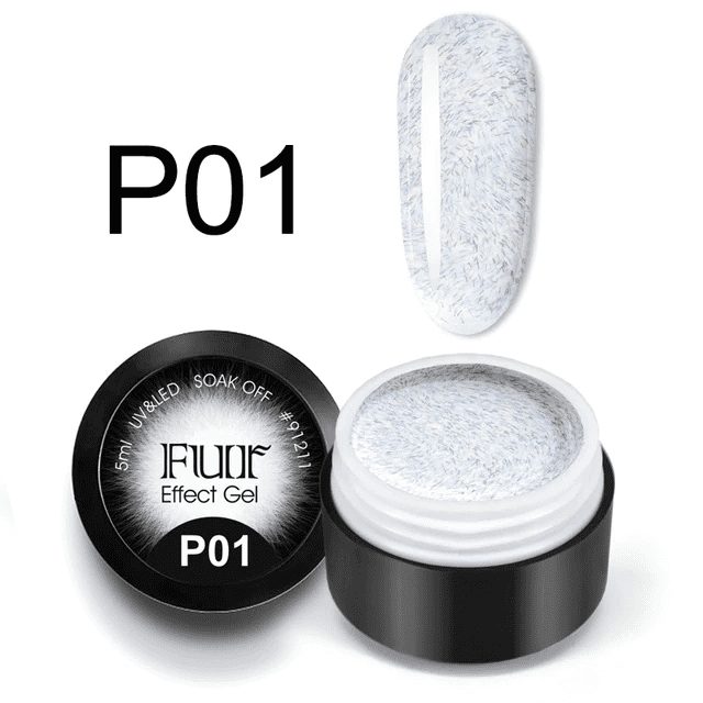 FUR EFFECT COLOR GEL P01 - P01 - Everin.ro-GELURI COLORATE ❤️ > Geluri Cat Eyes