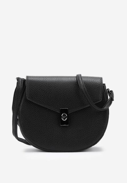 Geanta Crossbody Tesia neagra-Genti de umar-Genti de umar