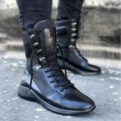 Ghete barbati negre ZR A8179 T52-2-Incaltaminte > Ghete