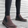 Ghete barbati piele intoarsa eco 12208 T58-1-Incaltaminte > Ghete / Bocanci barbati