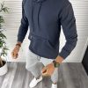 Hanorac barbati slim fit bleumarin K150 I14-1.3-Hanorace