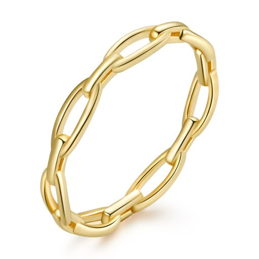 Inel din argint Golden Chain Ring-Inele >> Inele din argint