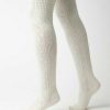 Jambiere lana ecru peste genunchi Steven S089-009-FEMEI