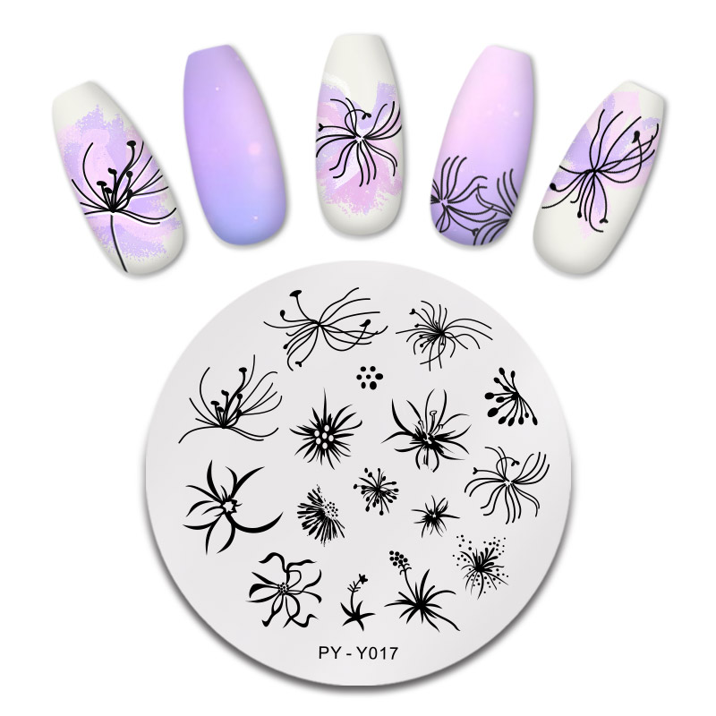 MATRITA DECOR UNGHII PY-Y017 - PY-Y017 - Everin.ro-NAIL ART ❤️ > Matrite si oja stampila