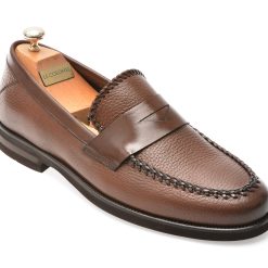 Mocasini eleganti LE COLONEL maro