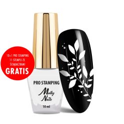 Oja Pentru Stampila Molly Lac PRO Stamping- White - Everin-NAIL ART ❤️ > Matrite si oja stampila