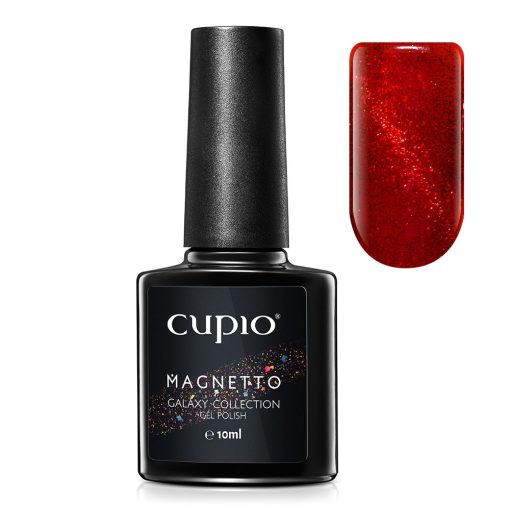 Oja semipermanenta Cupio Magnetto Galaxy Collection - Eclipse Rouge 10ml-Manichiura-Oje Semipermanente