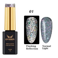 Oja semipermanenta Everin- Brilliance Reflective Disco 01 - OSEBR-01 - Everin.ro-OJA SEMIPERMANENTA ❤️ > Everin Brilliance Collection