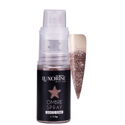 Ombre Spray Nail Art LUXORISE Disco - Copper Glitz-Nail Art > Ombre Spray