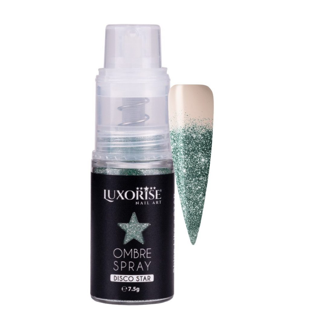 Ombre Spray Nail Art LUXORISE Disco - Electric Green-Nail Art > Ombre Spray