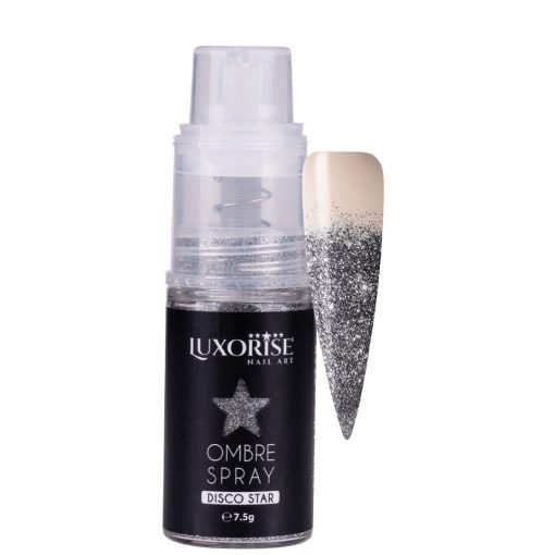 Ombre Spray Nail Art LUXORISE Disco - Midnight Black-Nail Art > Ombre Spray