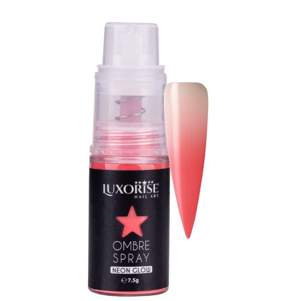 Ombre Spray Nail Art LUXORISE Neon - Red-Nail Art > Ombre Spray