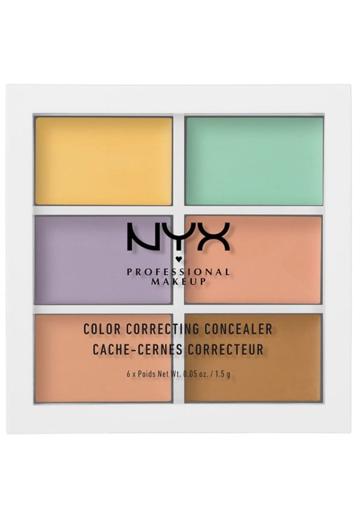 Paleta corectoare cremoasa NYX PM 3C Palette 4 Color Correcting Concealer - 9 g-FEMEI-GENTI SI ACCESORII/Produse cosmetice