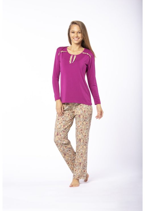 Pantalon pijama PFIP380-FEMEI-IMBRACAMINTE/Pijamale si halate de baie