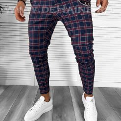 Pantaloni barbati casual regular fit bleumarin B7868 34-4-Pantaloni > Pantaloni casual