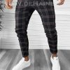 Pantaloni barbati casual regular fit in carouri B7943 N6-5.1-Pantaloni > Pantaloni casual