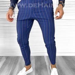 Pantaloni barbati eleganti bleumarin B7871 F1-4.1.2 S3-1-Pantaloni > Pantaloni eleganti