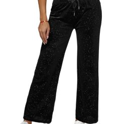 Pantaloni din catifea de dama JS/92K519-FEMEI-IMBRACAMINTE/Pantaloni si colanti