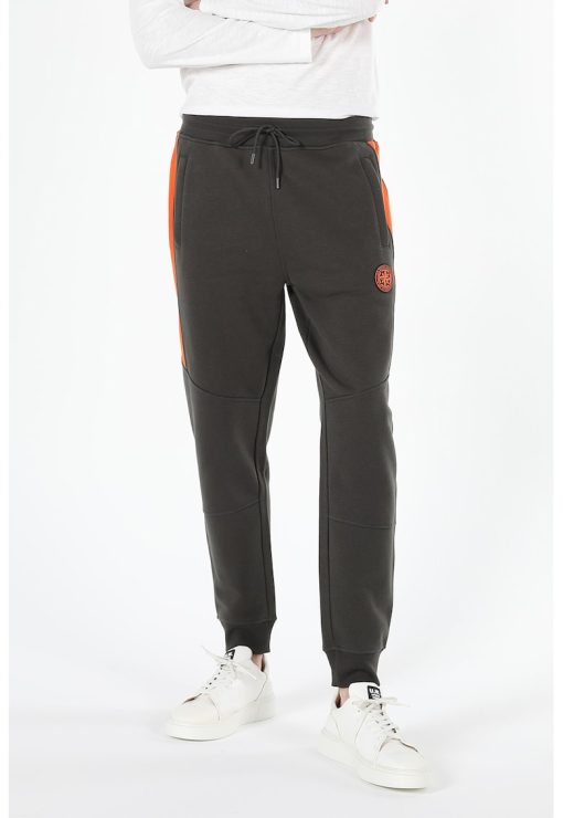 Pantaloni sport cu snur in talie-BARBATI-IMBRACAMINTE/Pantaloni si colanti