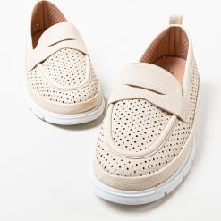 Pantofi Casual Amina Bej 5
