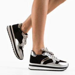 Pantofi Sport Agnes Argintii 2