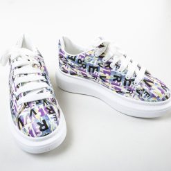 Pantofi Sport Alfabet Mov 4