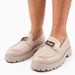 Pantofi casual dama Nehajna Bej-Casual-Casual